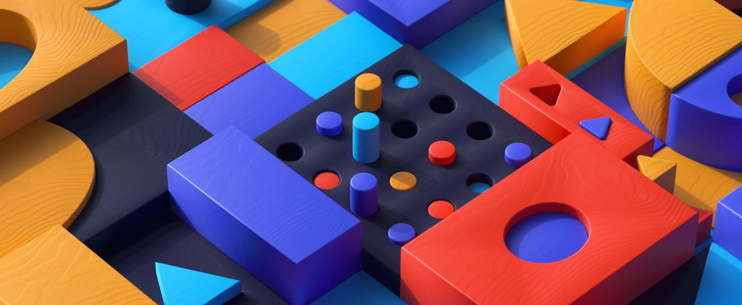 Colored blocks